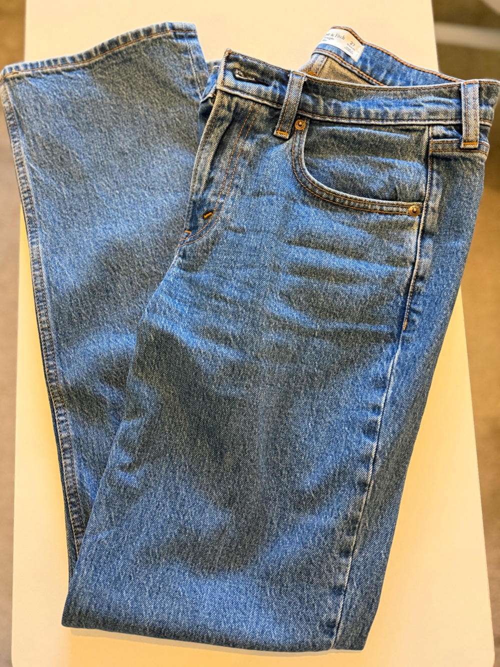 Abercrombie & Fitch 90s Straight Jeans - Size 27/4 R - Picture 6 of 8